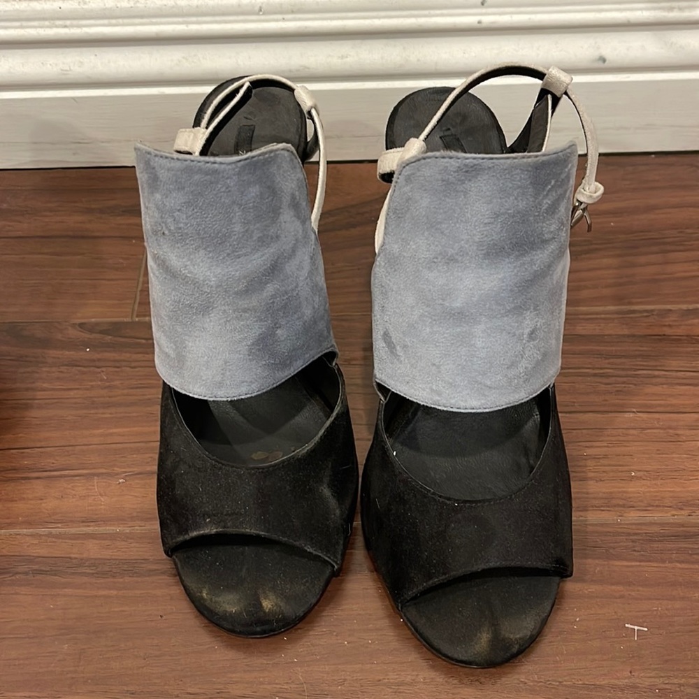 Zara heels suede